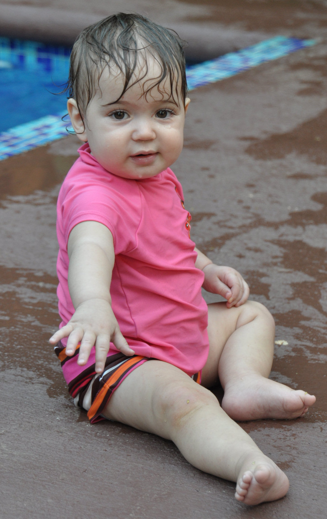 Ruby at
                Pool